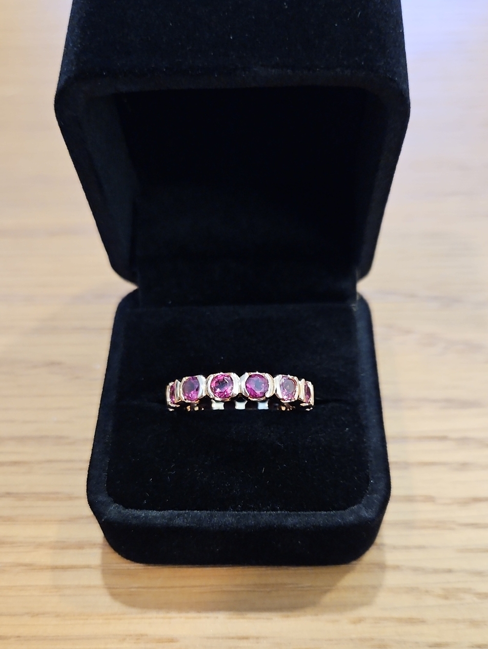Eternity Band Ring In 14k ROSE Gold, Size 9